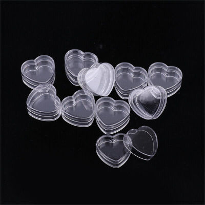 Closet Storage Solutions Clear Storage Box Travel Refillable Bottle Empty Cosmetic Container Heart-shaped Plastic Jar