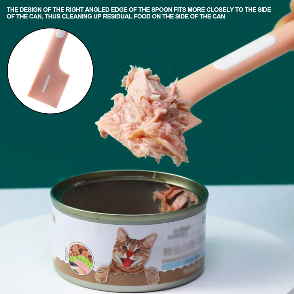 Cute Can Spoon Pet Food Can Scoop Can Opener For Cat Dog Wet Food Cans Hk