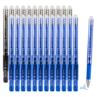 ชุดเติมปากกาลบได้ปากกาหมึกเจล0.5มม. สีน้ำเงิน/ดำ/แดงสำหรับอุปกรณ์การเรียนนักเรียนเขียนเครื่องเขียนสอบปากกา