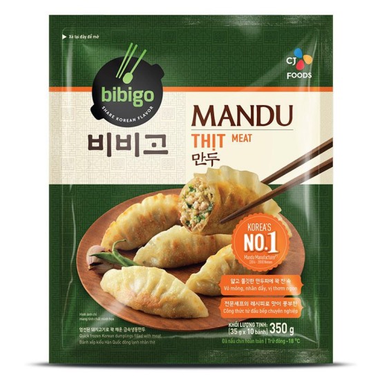 Hcmbánh xếp mandu thịt bibigo 350g - ảnh sản phẩm 1