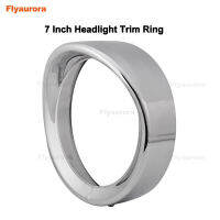 Motorcycle 7" Motor H4 LED Headlight Trim Ring Bezel Visor 4.5" Fog Lamp Trim Ring Bezels For Touring Street Glide FLH