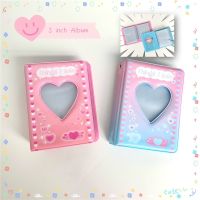 40 Pockets Kpop Idol Card Holder Gradient Color 3 Inch Mini Photo Album Pink Heart Polaroid Photocard Collect Book