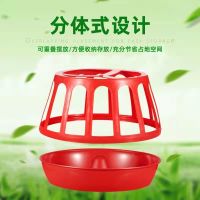 [COD] trough feed bucket dog sigh basin chicken round thickened duck feeder anti-scatter anti-cooking