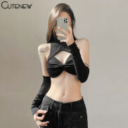 Cutenew Hở Lỗ Bó Sát Gợi Cảm Co Giãn Quyến Rũ Trưởng Thành Nóng Bỏng Mát