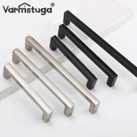 ⊙ VARMSTUGA Cabinet Handles Kitchen Door Handles Drawer Knobs Aluminum Alloy Wardrobe Door Handles Brushed Modern Style Hardware