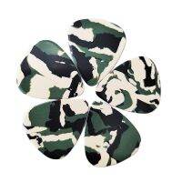 Drop shipping 100pcs camouflage color 0.46mm  0.71mm 0.96mm Celluloid Material Guitar Picks in Blank Fast Delivery Guitar Bass Accessories