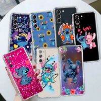 [Hot K] เคสสำหรับ Samsung Galaxy S22อัลตร้า S20 FE S21บวก S10 S9 Note 20 10โทรศัพท์นิ่มแบบใสปลอกหุ้ม Lilo Stitch โคอาล่าสีฟ้า