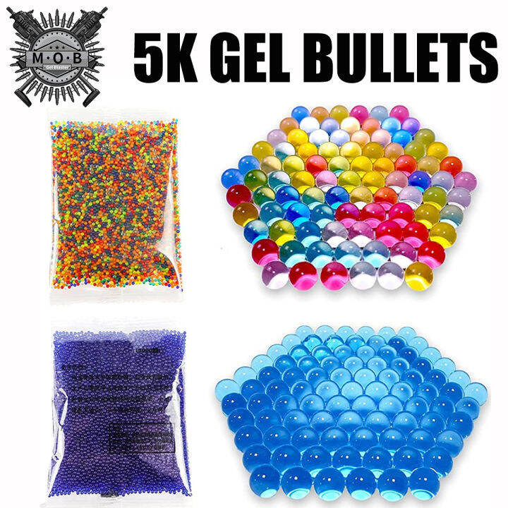 【Gel Bullets】5000 pcs Gel Blaster Bullets 78mm Gel Ball Non Toxic Eco