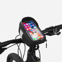 Wholesale front bike phone bag waterproof frame bicycle bag screen touch mount handlebar bicycle bags &amp; es