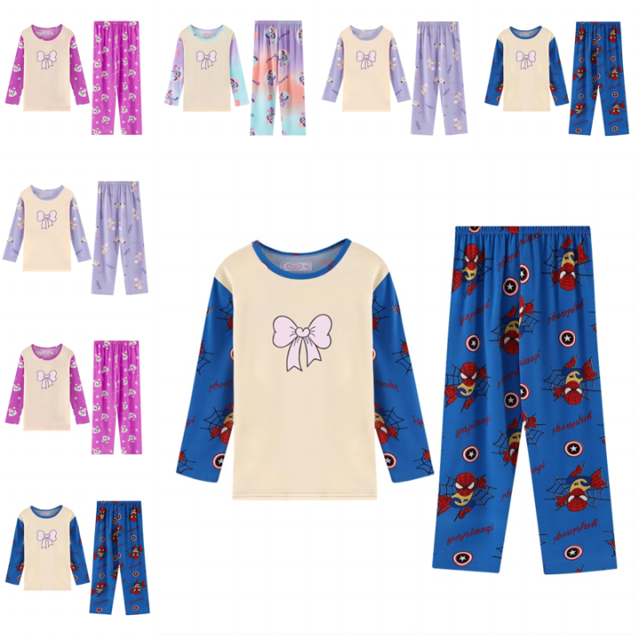 Sleeping Gown Cool Regular Sleeping Wear Unisex Kids Pajamas Pajama