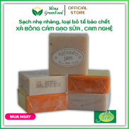 5 Xà bông Cám Gạo Sữa Cam Nghệ Jam 70gr Mina GreenFood CGSCN350