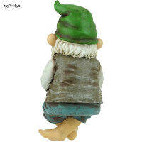 SUC The Fishing Gnome Sitter Garden Gnome Statue Cute Gift Outdoor Decoration New