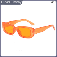 [Oliver Timmy] แว่นกันแดดทรงสี่เหลี่ยมสำหรับผู้หญิงแว่นกันแดดทรงสี่เหลี่ยมเล็กๆแว่นกันแดดสตรีวินเทจแบรนด์ดีไซเนอร์