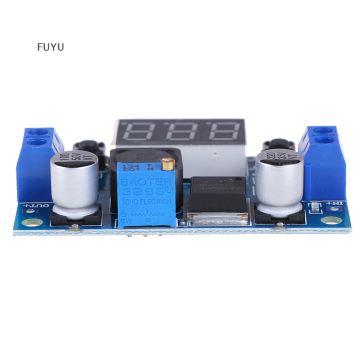 fuyu-lm2596โมดูลแปลงไฟ-dc-4-0-40ถึง1-3-37v-led-โวลต์มิเตอร์แบบ-step-down