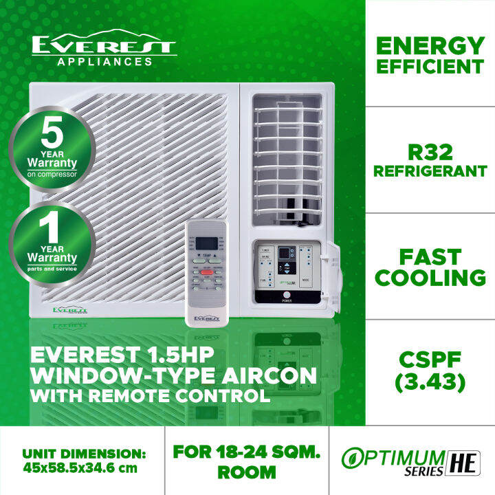 everest inverter aircon window type