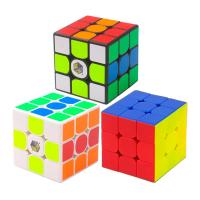 Yuxin Little Magic Cube 3x3 Black Stickerless Cube 3x3x3 Speed Cube Professional Puzzle For Childrens Educational Toy Brain Teasers