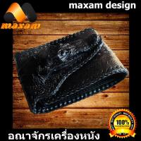 กระเป๋า จระเข้แท้ แบบ 3พับ very Nice Genuine Head And Leather Crocodile Skin Trifold  แฟชั่นที่โดเด่นของกระเป๋าสตางค์หนังจระเข้เเท้