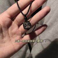 [COD] Yinyao Shi Rui Beast Lion Wake Necklace National Tide การออกแบบเฉพาะกลุ่มลูกปัดโอนมือถักชายหญิงคู่โซ่กระดูกไหปลาร้า