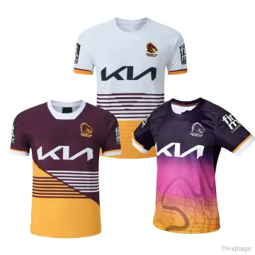 2023 BRISBANE BRONCOS MENS CITY JERSEY size S-M-L-XL-XXL-3XL-4XL