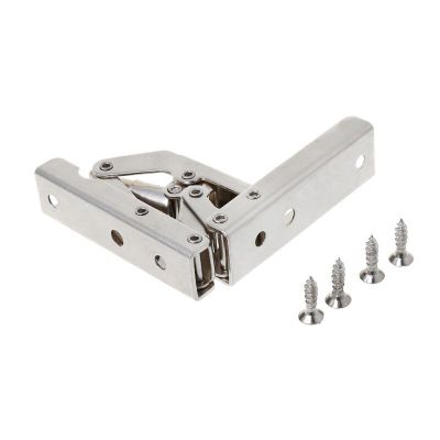 90 Degree Folding Door/Shelf Hinge Hidden Bracket Table Holder Furniture Parts P31E Door Hardware Locks