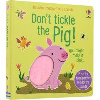 Usborne Don t Tickle The Pig! Animal fluff touch phonation book dont tickle piglets 0-3 years old enlightenment cognition paperboard Book English Enlightenment English original imported childrens book