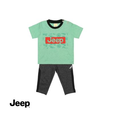 Jeep BABY BOY 2-IN-1 เสื้อยืด แขนสั้น และชุดขายาว สําหรับเด็ก 761641-760113 br