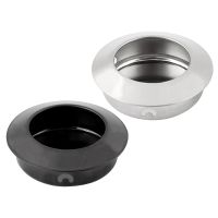 ◙ 1 Piece 35mm / 1.38 Inch Stainless Steel Recessed Round Beveled Handle rust-proof and durable for Bathroom Shower / Drawer Doors