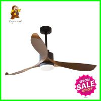 พัดลมโคมไฟ WINFAVOUR WF556CP พลาสติก MODERN 56 นิ้ว สีน้ำตาลCEILING FAN WINFAVOUR WF556CP PLASTIC MODERN 56" BROWN **บริการเก็บเงินปลายทาง**