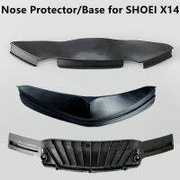 หมวกกันน็อคมอเตอร์ไซค์จมูกสำหรับ SHOEI X14 Nose Guard Base สีดำ Capacete Para Moto อุปกรณ์เสริม-Soneye