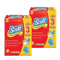 Scott Kitchen and Multi-Purpose Towel สก๊อตต์ กระดาษอเนกประสงค์ แบบแผ่น 90แผ่น x 6 แพค