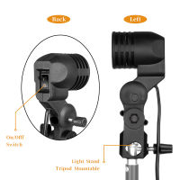 SH Light Lamp Holder E27 AC Socket Photo Studio Photography 1.8m Cable Cord Light Bulb Stand with Umbrella Holder Bulb Mount