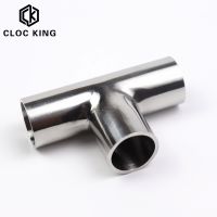 ❖ 16/19/22/25/28/32/38/45/51mm-108mm Pipe OD Butt Weld Tee 3 Way Connector Sanitary Pipe Fitting SUS304 Stainless Homebrew