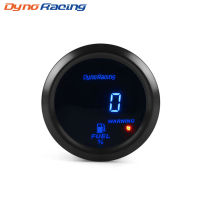 Dynoracing 2 "52มม. 12V เครื่องวัดระดับน้ำมันเชื้อเพลิงจอแสดงผลดิจิตอลเปอร์เซ็นต์รถ0-100% มาตรวัดน้ำมันเชื้อเพลิงเมตร