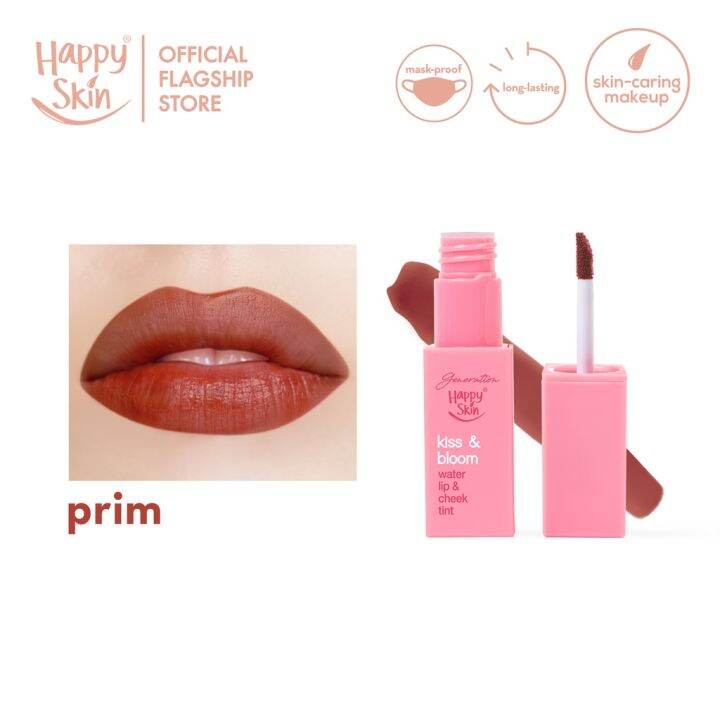 Happy Skin Kiss & Bloom Water Lip & Cheek Tint in Prim | Lazada PH