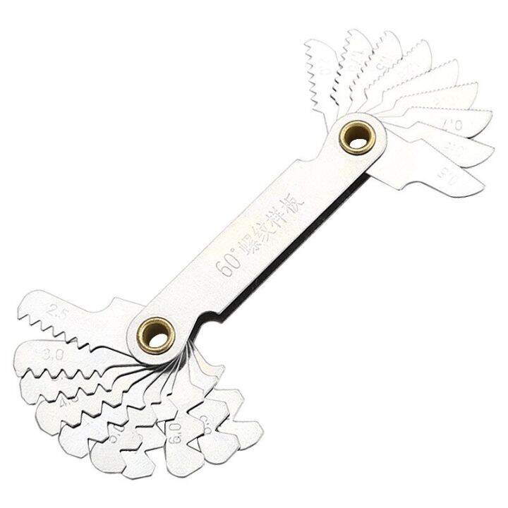 55/60 Degree Metric Inch Thread Plug Gauge Gear Tooth Screw Pitch