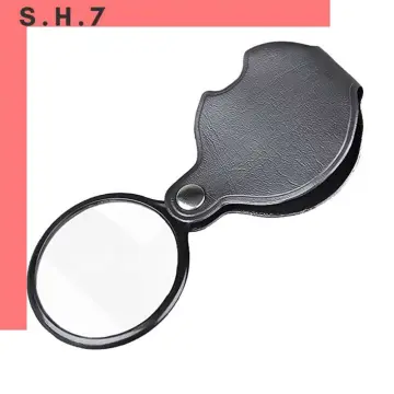 Mini Magnifier 8x Foldable Pocket Magnifier Portable 50mm Jewelry Reading  Magnifying Glass Loupe