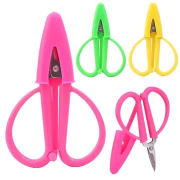 JIANWU Creative Mini Portable Folding Scissors Morandi Simple Paper-Cutting  Art Tool Stationary Scissors Office School Supplies - JianWu Official Store