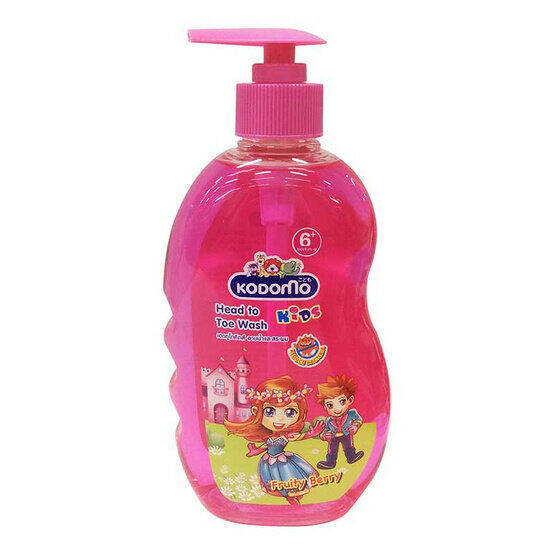 fernnybaby-โคโดโม-เบบี้-แชมพู-สบู่-kodomo-baby-shampoo-400ml-อาบ-สระ-โคะโดะโมะ-สำหรับเด็ก-รุ่น-ยาสระผม-โคโดโม-สีชมพู-แฟรี่เบอรี่-400-มล