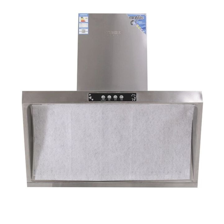 hot-selling-12pcs-set-of-disposable-kitchen-oil-filter-paper-non-woven-fabric-oil-proof-cotton-filter-element-range-hood-exhaust-fan-filter