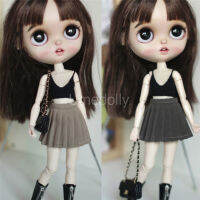 1PCS แฟชั่นกระโปรงจีบสำหรับตุ๊กตา Blyth Camisole เสื้อผ้าอุปกรณ์เสริม Toy