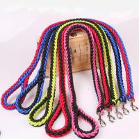 1.2M Length Large Dog Hand-knitted Leash Nylon Rope iron Buckle Pet Traction Rope For Big breed dogs Pet Traction Rope Firm Leashes