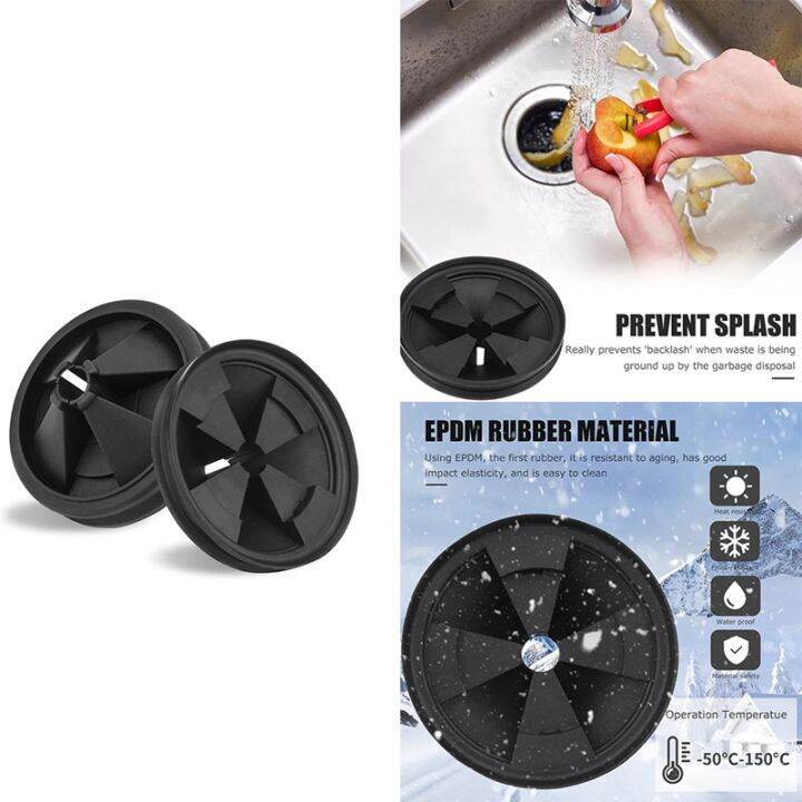 Garbage Disposal Splash Guards, 3 3/8 Inch for Insinkerator Evolution