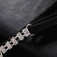 HotStonefans Hollow Rhinestone Multi Layer Chain เครื่องประดับสำหรับผู้หญิงปรับเชือกเอวโซ่ Body Jewellery