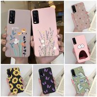 For Vivo Y20 Y20A Y20G Y20i Y20S Case Silicone Fashion Sunflower Heart Dinosaur Back Cover For Vivo Y 20 Y20 A 20 G 20 i 20 S