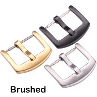 Metal Watch Band Buckle 16 18 20 22 24mm Men Watchband Strap Silver Black Gold Stainless Steel Clasp Accessories