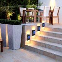 2 Pieces Set Solar Wall Light Lamp Garden Landscape Backyard Balcony