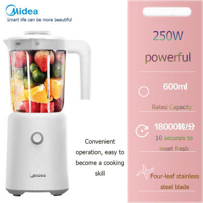 【จัดส่งในวันเดียวกัน】Midea เครื่องคั้นน้ำผลไม้ในครัวเรือนอัตโนมัติน้ำผลไม้ถ้วยผลไม้ขนาดเล็กมัลติฟังก์ชั่แบบพกพาเครื่องผสมMidea cooking machine