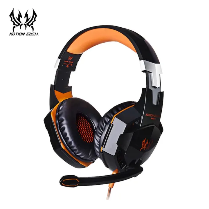 Kotion Each G2000 Gaming LED Headset (Orange) | Lazada PH