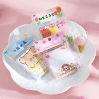 20Packs Wholesale Memo Notes Sweet egram Bookmark Paper Cartoon Bear Stationery Sticky Material Scrapbook Decoration supplies