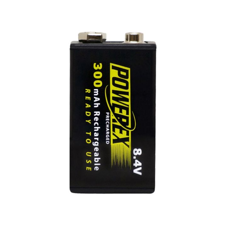 ถ่านชาร์จ-powerex-precharge-8-4v-300mah-ถ่านชาร์จขนาด-9v